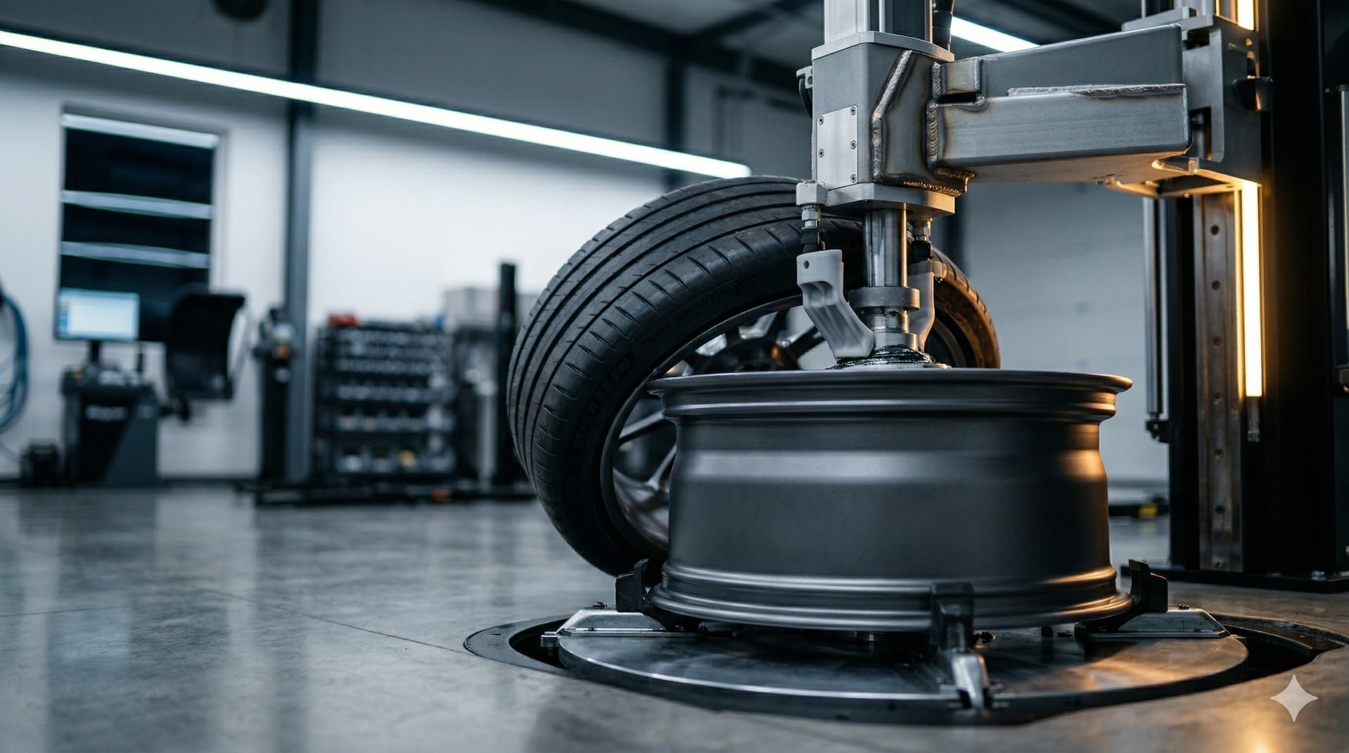 Professionelle Reifenmontage-Maschine – AS Reifenservice Bad Krozingen